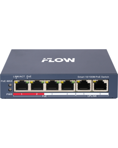 F-SW-EM206POE-VM. Коммутатор с POE. i-FLOW в Люберцах