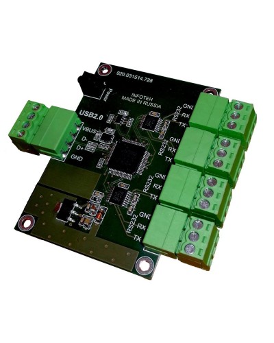 AVT-USB/4RS232. Промышленный преобразователь USB в RS-232. Инфотех в Люберцах