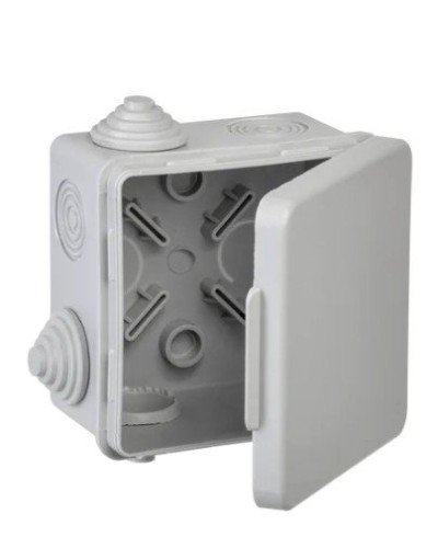 Коробка КМ 80х80х50 GENERICA (UKO31-080-080-050-K03-54G). Коробка распаячная для открытой проводки. GENERICA в Люберцах