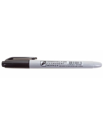 Маркер перманентный Crown «Multi Marker Slim» 2 мм, черный, пулевидный (08-8201): Ручка для маркировки в Люберцах