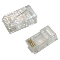 RJ-45 джек (8P8C) (100 шт). Разъем RJ-45. Прочие зарубежные
