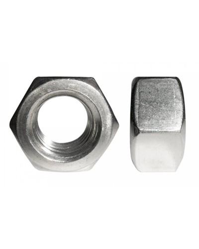 Гайка шестигранная нержавеющая (А2) M8 (DIN 934) (500 шт) (PR08.7456). Гайка шестигранная нержавеющая (А2). Промрукав в Люберцах
