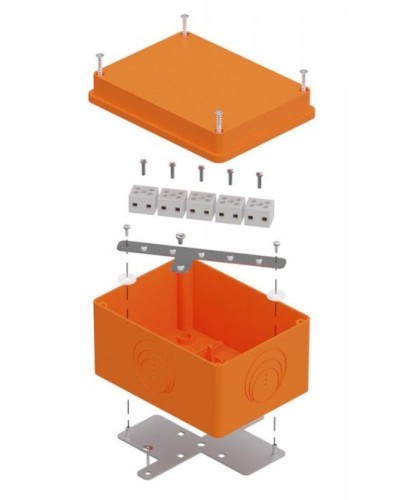 Коробка огнестойкая 150х110х90 E15-E120 для о/п (40-0351-FR6.0-10). Коробка огнестойкая для открытой установки. Промрукав в Люберцах