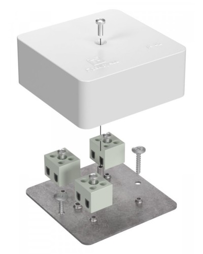 Коробка огнестойкая 75х75х30 (40-0450-FR1.5-6). Коробка огнестойкая для открытой установки. Промрукав в Люберцах