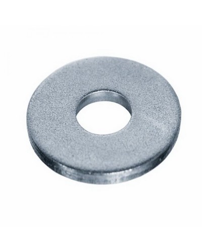 Шайба с широкими полями (кузовная) оцинкованная M10 (DIN 9021) (100 шт) (PR08.2379). Шайба с широкими полями. Промрукав в Люберцах