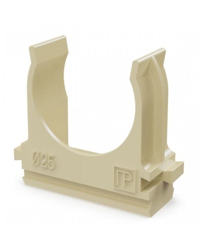 Крепёж-клипса для труб АБС-пластик сосна D25 (100 шт) (PR13.0050). Крепление для труб ПВХ. Промрукав в Люберцах