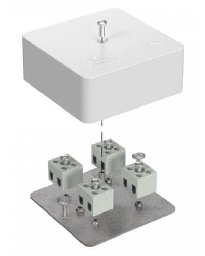 Коробка огнестойкая 75х75х30 (40-0450-FR1.5-8). Коробка огнестойкая для открытой установки. Промрукав в Люберцах