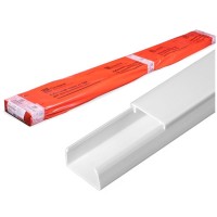 Короб 25х16 мм, белый (Промрукав) (PR03.0050). Кабель-канал с двойным замком белый 25х16. Промрукав