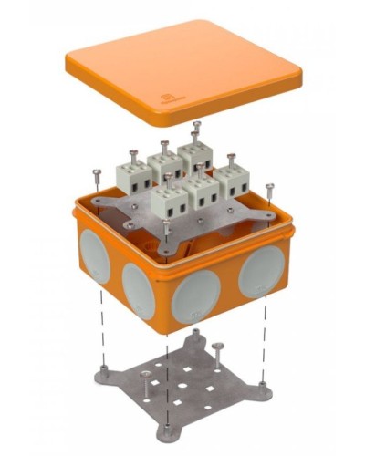 Коробка огнестойкая 60-0300-FR2.5-12 Е15-Е120 100х100х50. Коробка огнестойкая для открытой установки. Промрукав в Люберцах